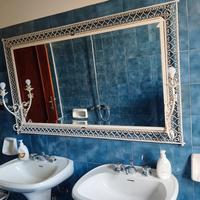 Arredo bagno completo in ferro battuto.