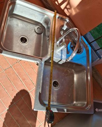 Lavello angolare 83x83 da incasso