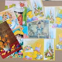 BUONA PASQUA lotto 8 Cartoline auguri uova vintage