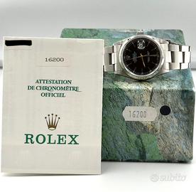 ROLEX DATEJUST BLACK DIAL
