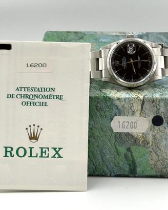 ROLEX DATEJUST BLACK DIAL