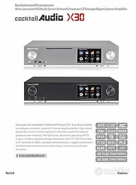 MANUALI ITALIANO Cocktail Audio X30 X35