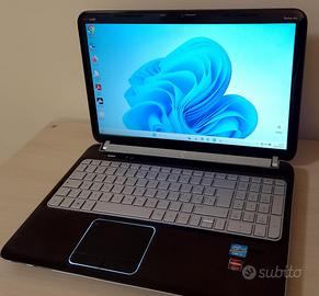 HP alluminio 15.6"Intel core i7/8gb/SSD/batt.nuova