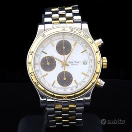 Paul Picot Telemeter Chronograph steel gold 39mm
