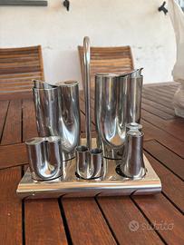 Set menage vintage STELLA in acciaio inox 18/10