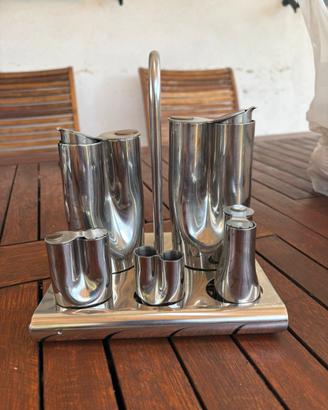 Set menage vintage STELLA in acciaio inox 18/10