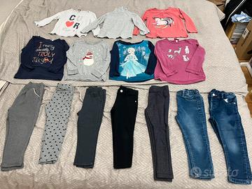 Abbigliamento da bambina autunnale taglia 3anni
