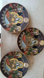 Piattini in ceramica satsumo giapponese