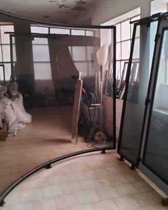 Struttura entrata anti vento