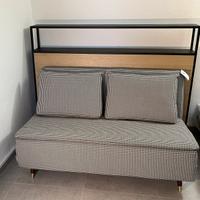 Divano letto a 2 posti + testata da letto