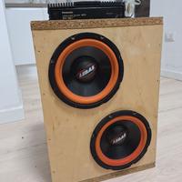 Cassa Woofer più Amplificatore Auto Panasonic