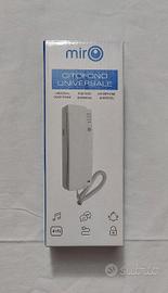 Citofono universale analogico Miro bianco