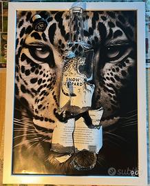 Quadro in resina Leopard