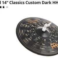 HitHat Meinl 14" Classic Custom Dark usato 3 volte