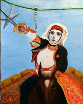 la Sartiglia,amazzone sarda