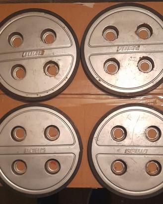 FIAT COPPE RUOTE BORCHIE EPOCA SET per moto