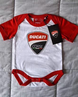 Body neonato taglia 80 cm Ducati con cartellino