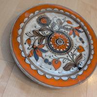 schiavon elio piatto decoro floreale