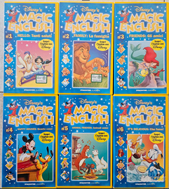 Magic English - Disney - 6 VHS