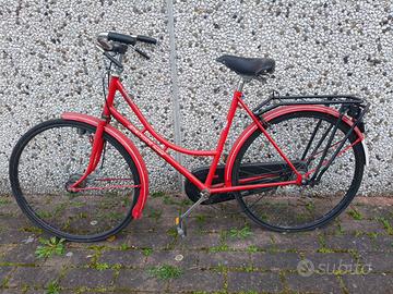 Bicicletta BIANCHI Amici – City Bike Donna Rossa