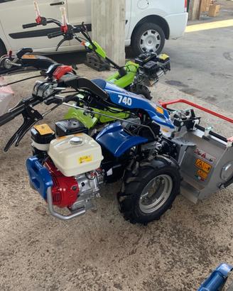 Motocoltivatore trincia BCS 740 BENZINA HONDA 11CV