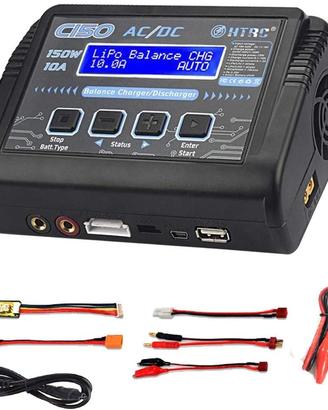 Caricabatterie C150 150W 10A per LiPo RC