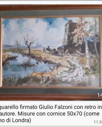 acquarello Giulio Falzoni 