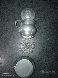 Elegante Set Vintage in Peltro Italiano 95%