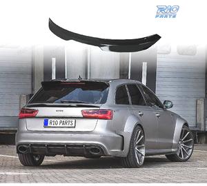 SPOILER ALETTONE AUDI A6 AVANT 11-18 NERO LUCIDO