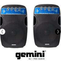 COPPIA CASSE ATTIVE 2000W GEMINI 