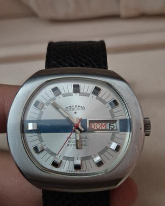 Arcadia Automatico Day-Date "Racing" Anni '70