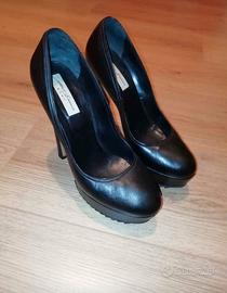 Scarpe con tacco e plateau n.38 