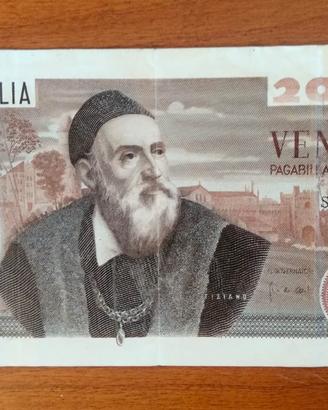 20000 LIRE febbraio 1975 e dicembre 1974 TIZIANO