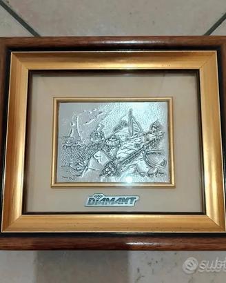 Quadro in argento 925 Savini Diamant