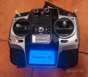 Radiocomando GRAUPNER MX12 HOTT aeromodellismo 