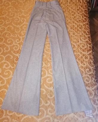 PANTALONE GRIGIO GAMBA LARGA