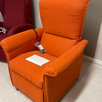 Poltrona relax Pocket Arancio Nuovo da esposizione