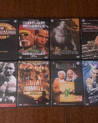 Lotto 8 DVD WWE Wrestling - Edizioni Rare Vision