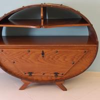 Mobile bar vintage in legno massello