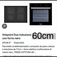 Forno elettrico ventilato piano cottura induzione