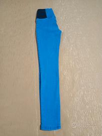 Jeans Jeggins vita alta - color Block.