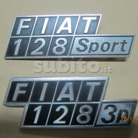 Fiat 128 coupe sport 3p logo stemma scritta nuova