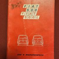 Libretto uso e manutenzione fiat 500/500L