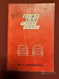 Libretto uso e manutenzione fiat 500/500L