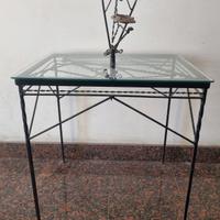 Tavolino in ferro battuto