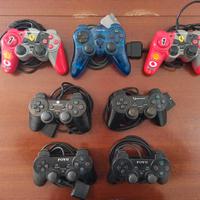 7 Controller Joystick PS2 NON Funzionanti