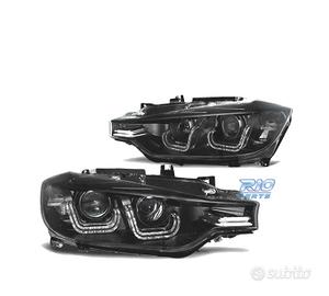 FARI BMW F30 F31 11-15 XENON LUCE DIURNA LED NERO