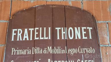 INSEGNA PUBBLICITARIA THONET