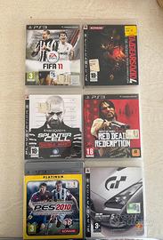 GIOCHI PS3 ORIGINALI MAI UTILIZZATI