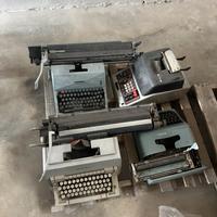 Lotto macchine da scrivere vintage Olivetti